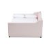 Baxton Studio Perry Modern and Contemporary Light Pink Velvet Fabric Upholstered and Button Tufted Queen Size Daybed - BSOCF8940-Light Pink-Daybed-Q