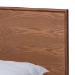 Baxton Studio Karine Mid-Century Modern Walnut Brown Finished Wood Queen Size Platform Bed - BSOMG0004-Ash Walnut-Queen