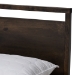 Baxton Studio Inicio Modern and Contemporary Charcoal Brown Finished Wood Queen Size Platform Bed - BSOInicio-Queen