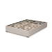 Baxton Studio Leni Modern and Contemporary Beige Fabric Upholstered 4-Drawer King Size Platform Storage Bed Frame - BSOCF9045-Beige-King