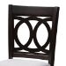 Baxton Studio Lenoir Modern and Contemporary Gray Fabric Upholstered Espresso Brown Finished 5-Piece Wood Pub Set - BSORH315P-Grey/Dark Brown-5PC Pub Set