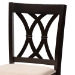 Baxton Studio Reneau Modern and Contemporary Sand Fabric Upholstered Espresso Brown Finished 5-Piece Wood Pub Set - BSORH316P-Sand/Dark Brown-5PC Pub Set