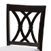 Baxton Studio Reneau Modern and Contemporary Gray Fabric Upholstered Espresso Brown Finished 5-Piece Wood Pub Set - BSORH316P-Grey/Dark Brown-5PC Pub Set