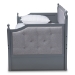 Baxton Studio Mara Classic and Traditional Grey Fabric Upholstered Grey Finished Wood Twin Size Daybed with Trundle - BSOMG0014-Grey/Grey-Daybed