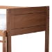 Baxton Studio Elsie Modern and Contemporary Walnut Brown Finished Wood Twin Size Bunk Bed - BSOMG0051-Walnut-Twin Bunk Bed