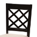 Baxton Studio Verner Modern and Contemporary Sand Fabric Upholstered Espresso Brown Finished Wood Dining Chair (Set of 4) - BSORH330C-Sand/Dark Brown-DC-4PK