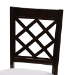 Baxton Studio Verner Modern and Contemporary Grey Fabric Upholstered Espresso Brown Finished Wood Dining Chair (Set of 4) - BSORH330C-Grey/Dark Brown-DC-4PK
