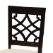 Baxton Studio Mael Modern and Contemporary Sand Fabric Upholstered Espresso Brown Finished Wood Dining Chair (Set of 4) - BSORH331C-Sand/Dark Brown-DC-4PK