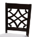 Baxton Studio Mael Modern and Contemporary Grey Fabric Upholstered Espresso Brown Finished 5-Piece Wood Dining Set - BSORH331C-Grey/Dark Brown-5PC Dining Set