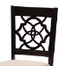 Baxton Studio Renaud Modern and Contemporary Sand Fabric Upholstered Espresso Brown Finished Wood Dining Chair (Set of 4) - BSORH332C-Sand/Dark Brown-DC-4PK