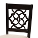 Baxton Studio Renaud Modern and Contemporary Sand Fabric Upholstered Espresso Brown Finished 5-Piece Wood Dining Set - BSORH332C-Sand/Dark Brown-5PC Dining Set
