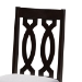 Baxton Studio Cherese Modern and Contemporary Grey Fabric Upholstered Espresso Brown Finished 5-Piece Wood Dining Set - BSORH334C-Grey/Dark Brown-5PC Dining Set