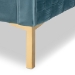 Baxton Studio Seraphin Glam and Luxe Light Blue Velvet Fabric Upholstered Gold Finished Armchair - BSOTSF-6625-Light Blue/Gold-CC