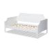 Baxton Studio Mariana Classic and Traditional White Finished Wood Twin Size Daybed - BSOMariana-White-Daybed