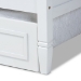 Baxton Studio Mariana Classic and Traditional White Finished Wood Twin Size Daybed with Trundle - BSOMariana-White-Daybed-T