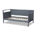 Baxton Studio Cintia Cottage Farmhouse Grey Finished Wood Twin Size Daybed - BSOCintia-Grey-Daybed