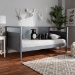 Baxton Studio Cintia Cottage Farmhouse Grey Finished Wood Twin Size Daybed - BSOCintia-Grey-Daybed