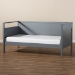 Baxton Studio Cintia Cottage Farmhouse Grey Finished Wood Twin Size Daybed - BSOCintia-Grey-Daybed