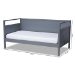 Baxton Studio Cintia Cottage Farmhouse Grey Finished Wood Twin Size Daybed - BSOCintia-Grey-Daybed