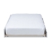 Baxton Studio Mariana Classic and Traditional White Finished Wood Twin Size Trundle - BSOMariana-White-Trundle