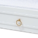 Baxton Studio Mariana Classic and Traditional White Finished Wood Twin Size Trundle - BSOMariana-White-Trundle