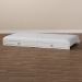 Baxton Studio Mariana Classic and Traditional White Finished Wood Twin Size Trundle - BSOMariana-White-Trundle