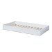 Baxton Studio Renata Modern and Contemporary White Finished Wood Twin Size Trundle - BSORenata-White-Trundle