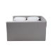 Baxton Studio Delora Modern and Contemporary Light Grey Fabric Upholstered Queen Size Daybed with Roll-Out Trundle Bed - BSOCF9044-Light Grey-Daybed-Q/T