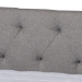 Baxton Studio Haylie Modern and Contemporary Light Grey Fabric Upholstered Full Size Daybed with Roll-Out Trundle Bed - BSOCF9046-Light Grey-Daybed-F/T