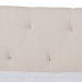 Baxton Studio Haylie Modern and Contemporary Beige Fabric Upholstered Queen Size Daybed - BSOCF9046-B-Beige-Daybed-Q