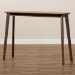 Baxton Studio Wendy Mid-Century Modern Walnut Finished Wood Console Table - BSOWalnut Sunburst Console Table