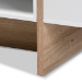Baxton Studio Rasa Modern and Contemporary Two-Tone White and Oak Finished Wood Coffee Table - BSOCT8004-White/Oak-CT