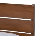 Baxton Studio Avena Mid-Century Modern Walnut Finished Wood Queen Size Platform bed - BSOAvena-Walnut-Queen