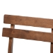 Baxton Studio Larine Modern and Contemporary Light Grey Fabric Upholstered Walnut Finished 2-Piece Wood Counter Stool Set - BSOBoba-Light Grey/Walnut-Counter Stool