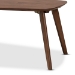 Baxton Studio Dahlia Mid-Century Modern Walnut Finished Coffee Table - BSODahlia-Walnut-CT