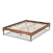 Baxton Studio Marieke Vintage French Inspired Ash Wanut Finished Queen Size Wood Bed Frame - BSOMG97132-Ash Walnut-Queen-Frame