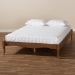 Baxton Studio Marieke Vintage French Inspired Ash Wanut Finished Queen Size Wood Bed Frame - BSOMG97132-Ash Walnut-Queen-Frame