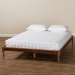 Baxton Studio Romy Vintage French Inspired Ash Wanut Finished King Size Wood Bed Frame - BSOMG0005-Ash Walnut Rattan-King-Frame