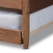 Baxton Studio Veles Mid-Century Modern Ash Wanut Finished Wood Daybed with Trundle - BSOMG0016-Ash Walnut-Daybed with Trundle