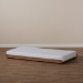 Baxton Studio Veles Modern and Contemporary Ash Walnut Finished Twin Size Trundle Bed - BSOMG0016-24-Ash Walnut-Trundle