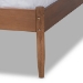 Baxton Studio Leanora Mid-Century Modern Ash Wanut Finished Full Size Wood Platform Bed - BSOMG0006-Ash Walnut-Full