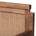 Baxton Studio Toveli Vintage French Inspired Ash Wanut Finished Wood and Synthetic Rattan Daybed - BSOMG0015-Ash Walnut Rattan-Daybed