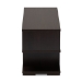 Baxton Studio Arne Modern and Contemporary Dark Brown Finished Wood TV Stand - BSOTV8001-Wenge-TV