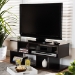 Baxton Studio Arne Modern and Contemporary Dark Brown Finished Wood TV Stand - BSOTV8001-Wenge-TV