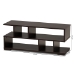Baxton Studio Arne Modern and Contemporary Dark Brown Finished Wood TV Stand - BSOTV8001-Wenge-TV