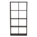 Baxton Studio Janne Modern and Contemporary Dark Brown Finished 8-Cube Multipurpose Storage Shelf - BSOSHF-BS-4X2-Wenge