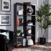 Baxton Studio Janne Modern and Contemporary Dark Brown Finished 8-Cube Multipurpose Storage Shelf - BSOSHF-BS-4X2-Wenge