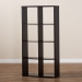 Baxton Studio Janne Modern and Contemporary Dark Brown Finished 8-Cube Multipurpose Storage Shelf - BSOSHF-BS-4X2-Wenge