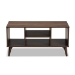 Baxton Studio Linas Mid-Century Modern Walnut Finished Coffee Table - BSOCT8001-Columbia Walnut-CT
