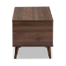 Baxton Studio Linas Mid-Century Modern Walnut Finished Coffee Table - BSOCT8001-Columbia Walnut-CT